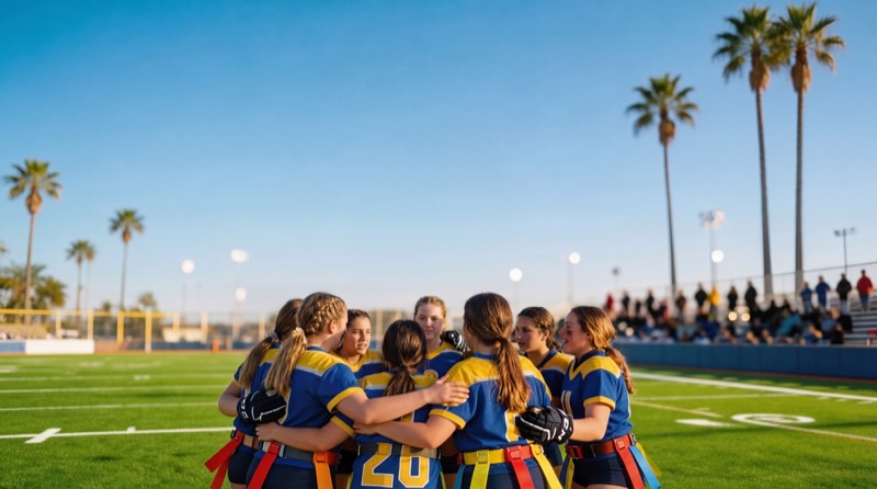 Flag football training camp