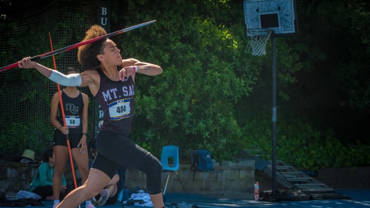 An athlete being assessed for a sports injury
